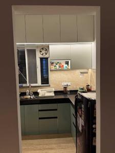 Kitchen Image of 650 Sq.ft 1 BHK Apartment / Flat for rent in VTP Leonara H Building, Mahalunge Pune for Rs. 30000