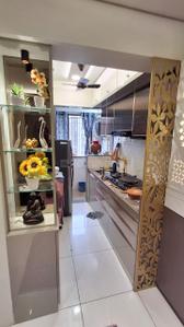 Kitchen Image of 585 Sq.ft 1 BHK Apartment / Flat for sale in Jagatpur Ahmedabad for Rs. 4000000