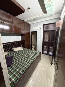 Bedroom Image of 550 Sq.ft 2 BHK Builder Floor for rent in Uttam Nagar New Delhi for Rs. 15000