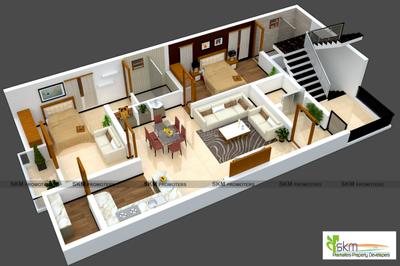 Image of 1350 Sq.ft 2 BHK Apartment / Flat for sale in SKM Dhamu Nagar, Pannimadai, Coimbatore for Rs. 8000000