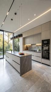 Kitchen Image of 2300 Sq.ft 3 BHK Duplex for rent in Beverly Golf Avenue, Sector 65 Mohali for Rs. 35000