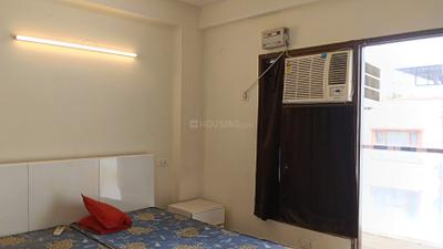 Bedroom Image of 550 Sq.ft 1 BHK Builder Floor for rent in Patel Nagar Gurgaon for Rs. 20000