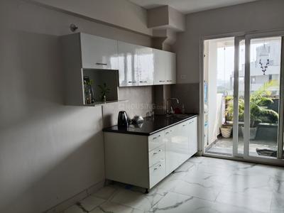 Kitchen Image of 750 Sq.ft 1 BHK Apartment / Flat for rent in Viridian The Longevity Project At Plaza 106, Sector 103 Gurgaon for Rs. 18000