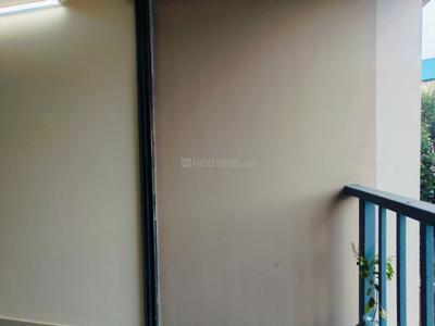 Balcony Image of 1180 Sq.ft 3 BHK Apartment / Flat for rent in Unimark Lakewood Estate, New Garia Kolkata for Rs. 45000