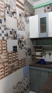 Kitchen Image of 450 Sq.ft 1 BHK Builder Floor for rent in DDA Akshardham Apartments, Sector 19 Dwarka New Delhi for Rs. 19000