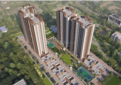 Image of 1001 Sq.ft 2 BHK Apartment / Flat for sale in Sukhwani Sepia, Tathawade, Pune for Rs. 8200000