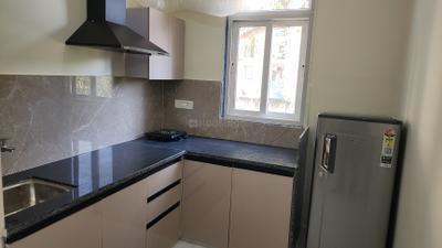 Kitchen Image of 500 Sq.ft 1 RK Apartment / Flat for rent in Karolan Ka Barh Jaipur for Rs. 15500