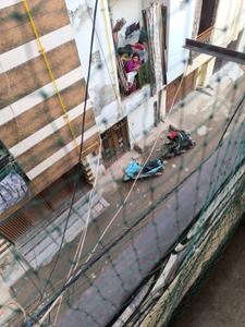 Balcony Image of 450 Sq.ft 1 BHK Builder Floor for rent in Dwarka Mor New Delhi for Rs. 12000