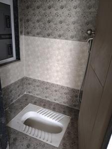 Common Bathroom Image of 668 Sq.ft 1 BHK Apartment / Flat for sale in Nitya Horizon, Pushpak Nagar Navi Mumbai for Rs. 4590000