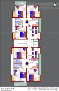 Image of 1211 Sq.ft 3 BHK Apartment / Flat for sale in Hengrabari, Guwahati for Rs. 6300000