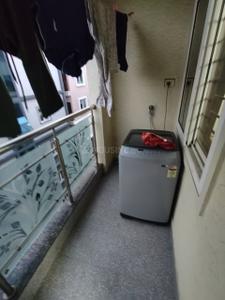 Balcony Image of 654 Sq.ft 1 BHK Apartment / Flat for rent in Mahadevapura Bengaluru for Rs. 28000