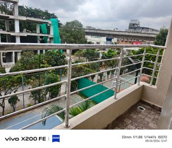 Balcony Image of 1050 Sq.ft 2 BHK Builder Floor for rent in Hoodi Bengaluru for Rs. 47000