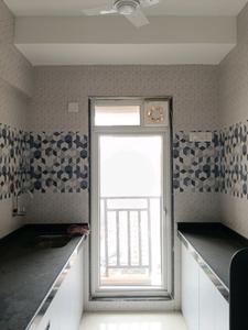 Kitchen Image of 450 Sq.ft 1 BHK Apartment / Flat for rent in Raunak Bliss, Kasarvadavali Thane for Rs. 26499