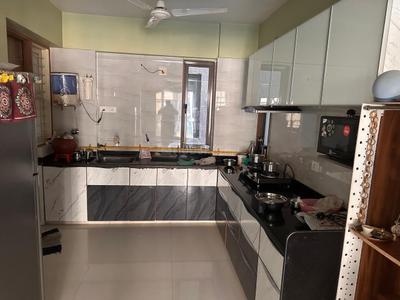Kitchen Image of 1300 Sq.ft 3 BHK Apartment / Flat for sale in Hari Aalayam, Sargasan Gandhinagar for Rs. 12100000