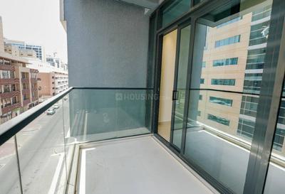 Balcony Image of 765 Sq.ft 1 BHK Apartment / Flat for rent in Jumeirah Village Dubai for Rs. 162500