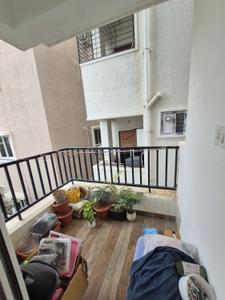 Balcony Image of 1200 Sq.ft 2 BHK Apartment / Flat for rent in Neknampur Hyderabad for Rs. 30000