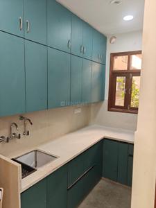 Kitchen Image of 720 Sq.ft 3 BHK Builder Floor for rent in Sector 3 Rohini New Delhi for Rs. 30000