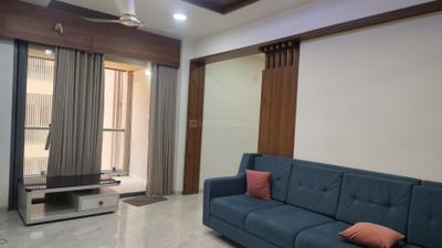Living Room Image of 852 Sq.ft 2 BHK Apartment / Flat for rent in Pramukh Arista, Sargasan Gandhinagar for Rs. 28000