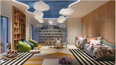 Hall Image of 2617 Sq.ft 4 BHK Apartment / Flat for sale in Radiance Eternity, Thoraipakkam Chennai for Rs. 32300000
