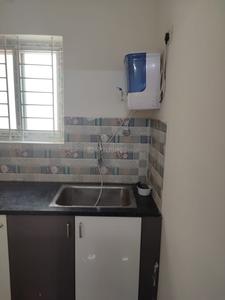 Kitchen Image of 650 Sq.ft 1 BHK Apartment / Flat for rent in Whitefield Bengaluru for Rs. 25000