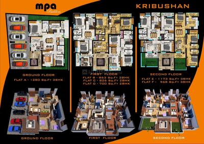 Image of 1305 Sq.ft 3 BHK Apartment / Flat for sale in Villivakkam, Chennai for Rs. 9999990