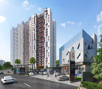 Image of 1180 Sq.ft 2 BHK Apartment / Flat for sale in Kumar Princetown Tower C1, Mohammed Wadi, Pune for Rs. 7400000
