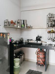 Kitchen Image of 609 Sq.ft 1 BHK Apartment / Flat for sale in Majestique Imperia, Fursungi Pune for Rs. 4000000
