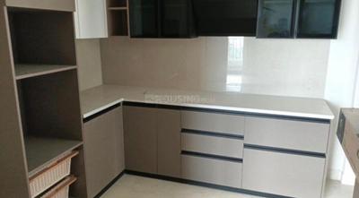 Kitchen Image of 1700 Sq.ft 3 BHK Apartment / Flat for rent in Skyline Elevate, Utrathiya Zirakpur for Rs. 35000