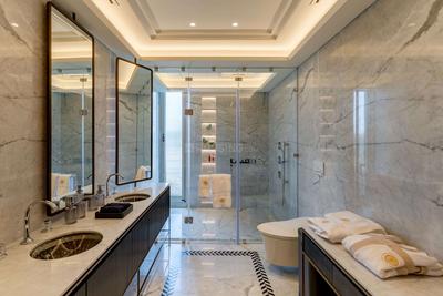 Bathroom Image of 10000 Sq.ft 4 BHK Apartment / Flat for sale in Armaan The Waterfall, Ambli Ahmedabad for Rs. 124400000