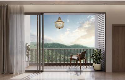 Balcony Image of 1050 Sq.ft 2 BHK Apartment / Flat for sale in Codename Cloud City, Kharghar Navi Mumbai for Rs. 9900000