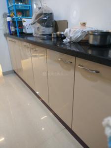 Kitchen Image of 1050 Sq.ft 2 BHK Apartment / Flat for rent in Pramukh Sahaj, Chala Vapi for Rs. 12000