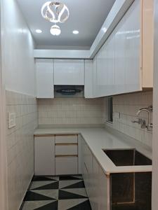 Kitchen Image of 600 Sq.ft 2 BHK Builder Floor for sale in Dwarka Mor New Delhi for Rs. 4600000