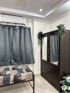 Bedroom Image of 300 Sq.ft 1 RK Apartment / Flat for rent in Kondapur Hyderabad for Rs. 12000
