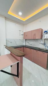 Kitchen Image of 650 Sq.ft 1 BHK Builder Floor for rent in Mahalakshmi Nagar Indore for Rs. 21000