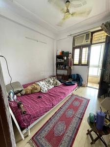 Bedroom Image of 600 Sq.ft 1 BHK Builder Floor for rent in Partik Panchsheel Vihar, Khirki Extension New Delhi for Rs. 18000