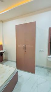 Bedroom Image of 650 Sq.ft 1 BHK Builder Floor for rent in Vijay Nagar Indore for Rs. 19500