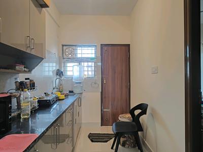 Kitchen Image of 690 Sq.ft 1 BHK Apartment / Flat for rent in Doddanekundi Bengaluru for Rs. 33000