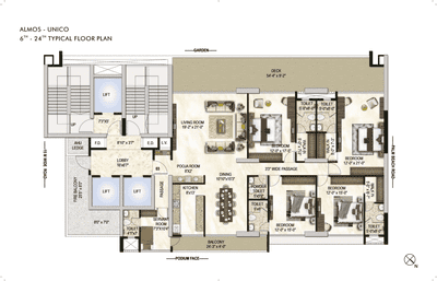 Image of 4000 Sq.ft 4 BHK Apartment / Flat for sale in One Akshar, Sanpada, Navi Mumbai for Rs. 139100000