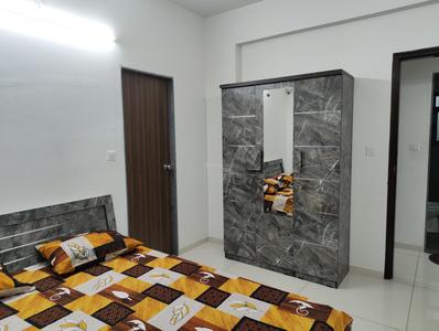 Bedroom Image of 1500 Sq.ft 3 BHK Apartment / Flat for rent in Adani Amogha, Shantigram Ahmedabad for Rs. 48000