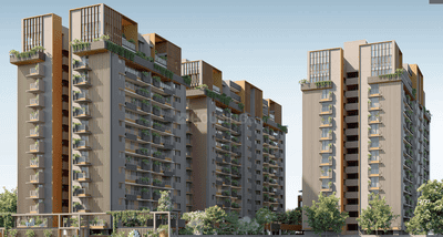 Image of 2339 Sq.ft 3 BHK Apartment / Flat for sale in Vrundavan Elysia, Raysan, Gandhinagar for Rs. 11653000