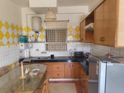 Kitchen Image of 1100 Sq.ft 2 BHK Apartment / Flat for rent in Unitech Rakshak, Sector 41 Gurgaon for Rs. 60000
