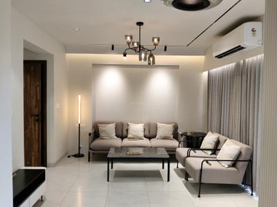 Living Room Image of 2200 Sq.ft 3 BHK Apartment / Flat for rent in Bodakdev Ahmedabad for Rs. 55000