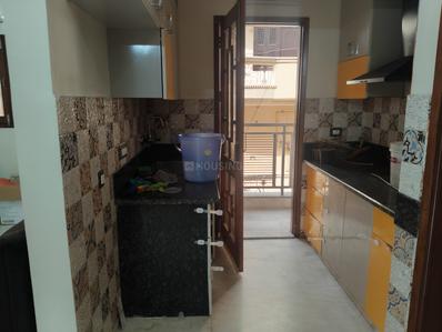 Kitchen Image of 1000 Sq.ft 2 BHK Builder Floor for rent in Preet Vihar New Delhi for Rs. 28000