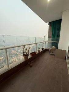 Balcony Image of 1680 Sq.ft 3 BHK Apartment / Flat for rent in Omkar Alta Monte, Malad East Mumbai for Rs. 135000