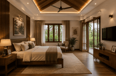 Bedroom Image of 2000 Sq.ft 3 BHK Villa for sale in Paravattani Thrissur for Rs. 11800000