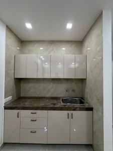 Kitchen Image of 530 Sq.ft 1 BHK Builder Floor for rent in Lajpat Nagar New Delhi for Rs. 27000