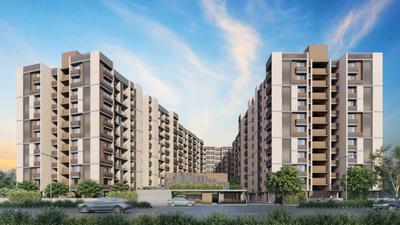 Image of 900 Sq.ft 3 BHK Apartment / Flat for sale in Adani Atrius, Jagatpur, Ahmedabad for Rs. 9200000