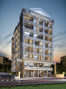 Image of 580 Sq.ft 1 BHK Apartment / Flat for sale in JPrime Royal Residency, Pushpak Nagar, Navi Mumbai for Rs. 3500000