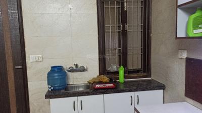 Kitchen Image of 308 Sq.ft 1 RK Builder Floor for rent in Patel Nagar New Delhi for Rs. 12098