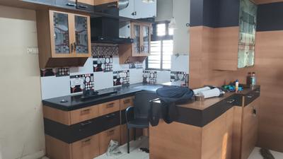 Kitchen Image of 1350 Sq.ft 3 BHK Apartment / Flat for rent in Diamond City West, Sarsuna Kolkata for Rs. 27000